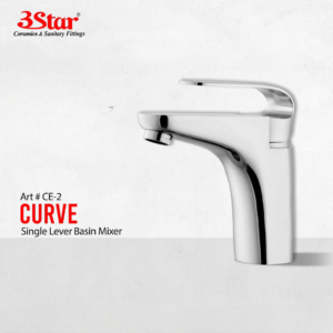 3 Star Basin Mixer Curve