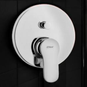 3 Star Concealed Shower Mixer Round