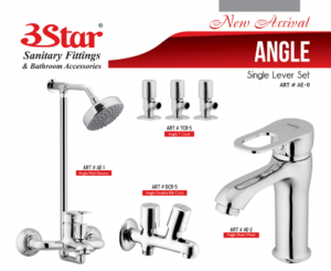 3 Star Shower Set Angle
