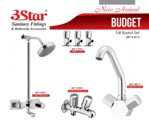 3 Star Shower Set Budget