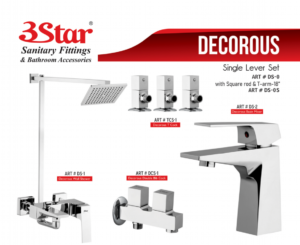 3 Star Shower Set Decorous