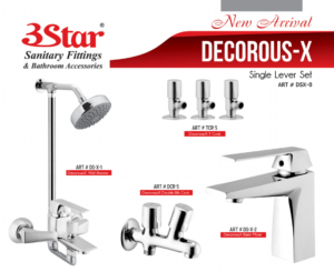 3 Star Shower Set Decorous X