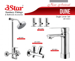 3 Star Shower Set Dune