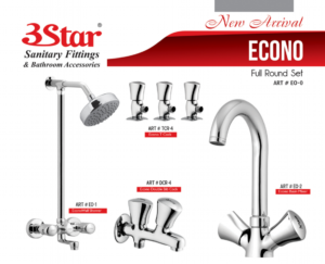 3 Star Shower Set Econo