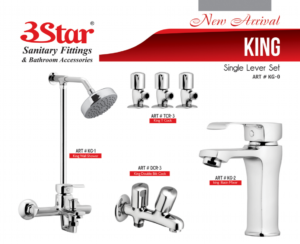 3 Star Shower Set King