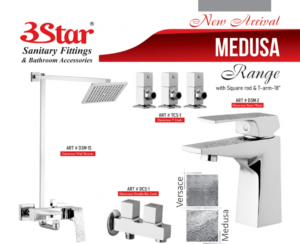 3 Star Shower Set Medusa Square