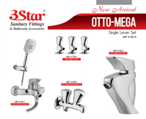 3 Star Shower Set Otto Mega
