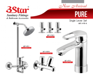 3 Star Shower Set Pure