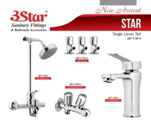 3 Star Shower Set Star