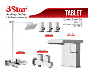 3 Star Shower Set Tablet