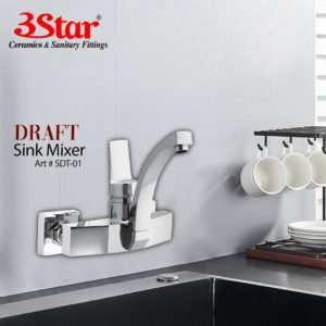 3 Star Sink Mixer Draft