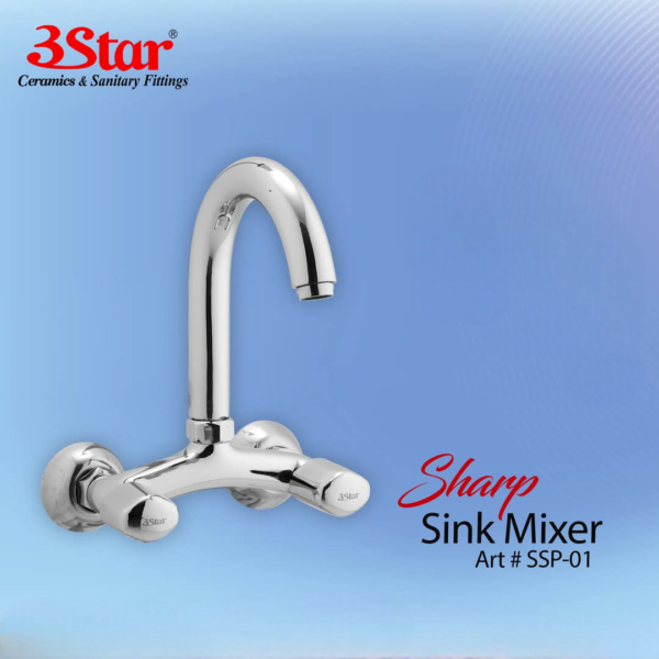 3 Star Sink Mixer Sharp