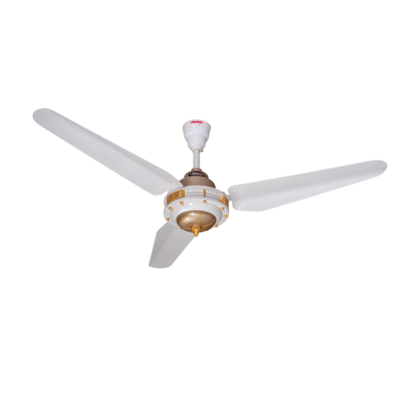 Lahore Fan Crystal Crown Off White Golden