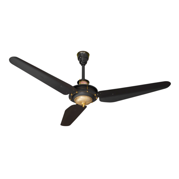 Lahore Fan Heritage Crystal NC Black Golden