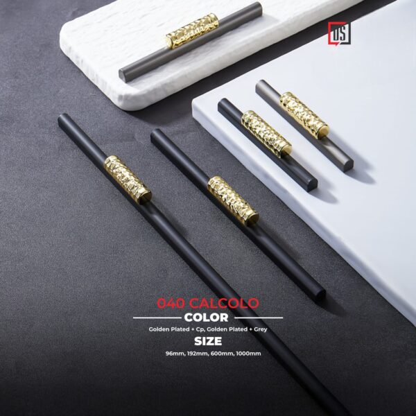 Cabinet Handle DS 040 Grey Golden