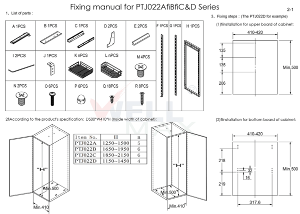 Larder Unit PTJ022 Manual 1