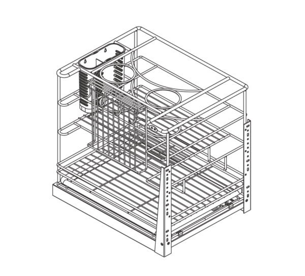 Sliding Rack PTJ010I Sketch