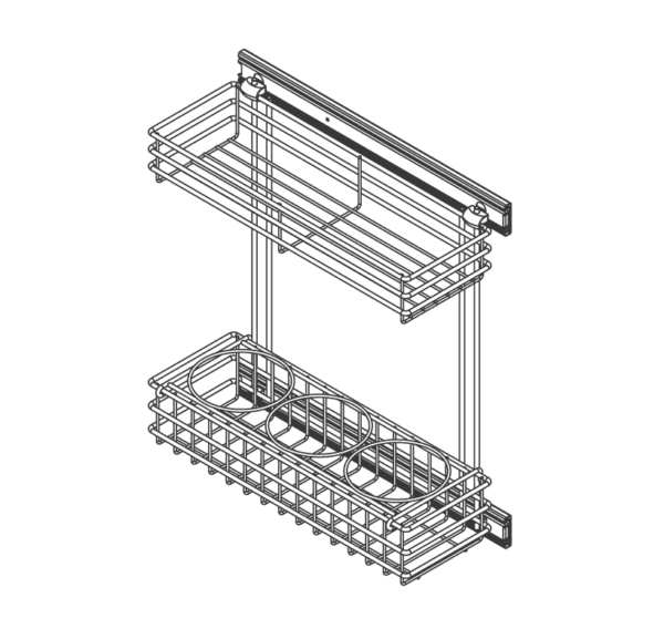 Spices Rack PTJ003G Sketch